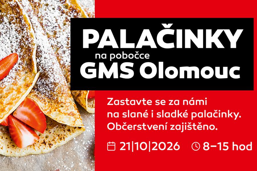 Palačinky na pobočce GMS Olomouc – 21. 10. 2026