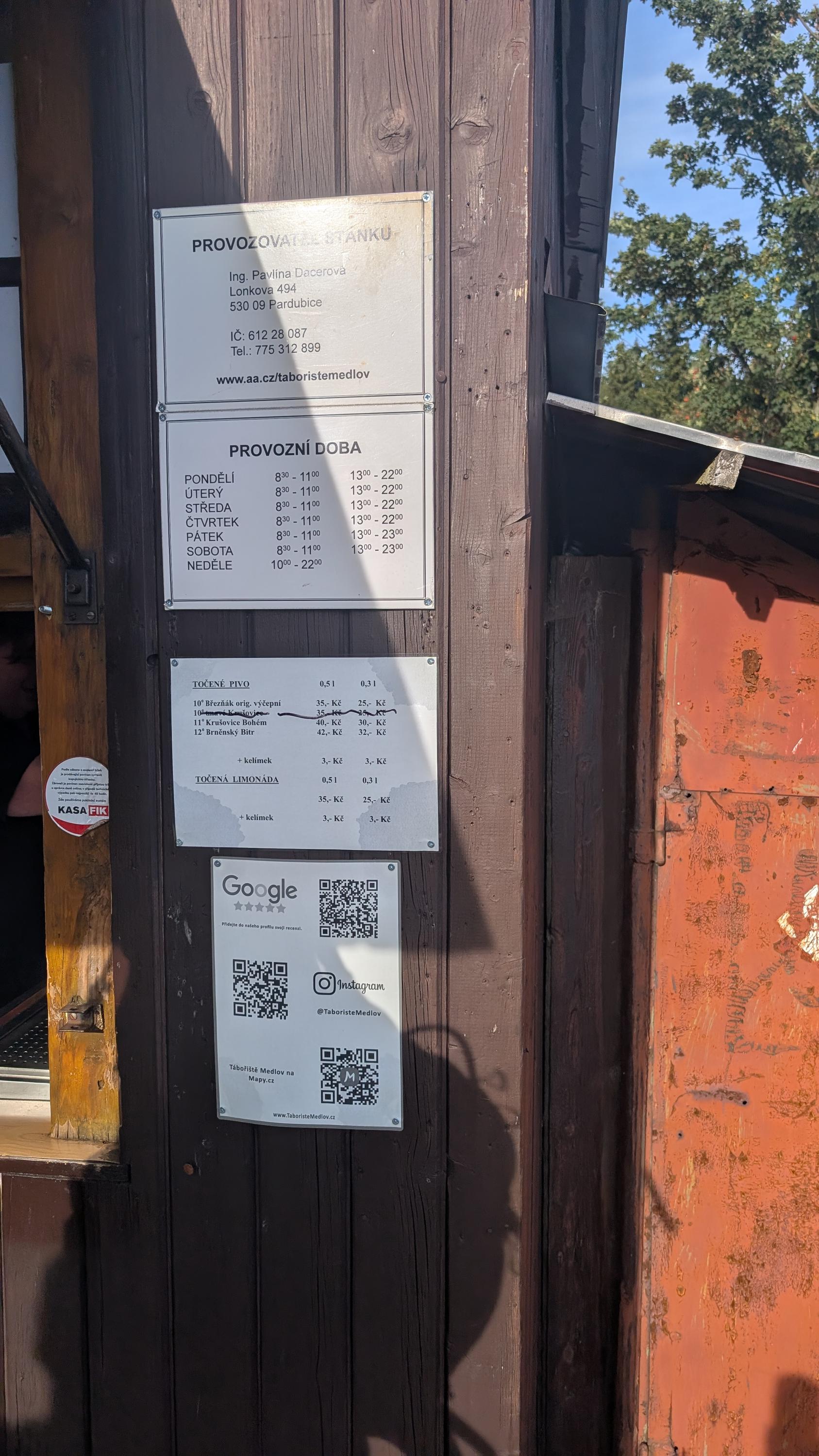 Stánek s občerstvením - Tábořiště Medlov foto 2