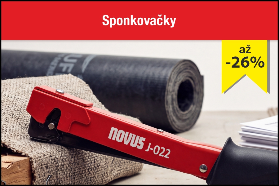 Sponkovačky v akčních cenách