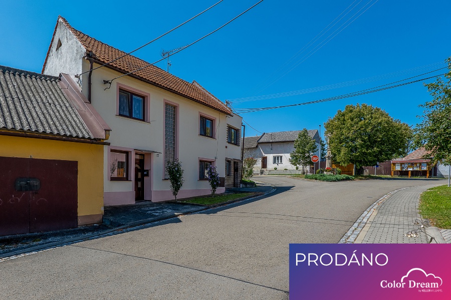 PRODÁNO RD Vitčice, okr. Prostějov, 929 m2