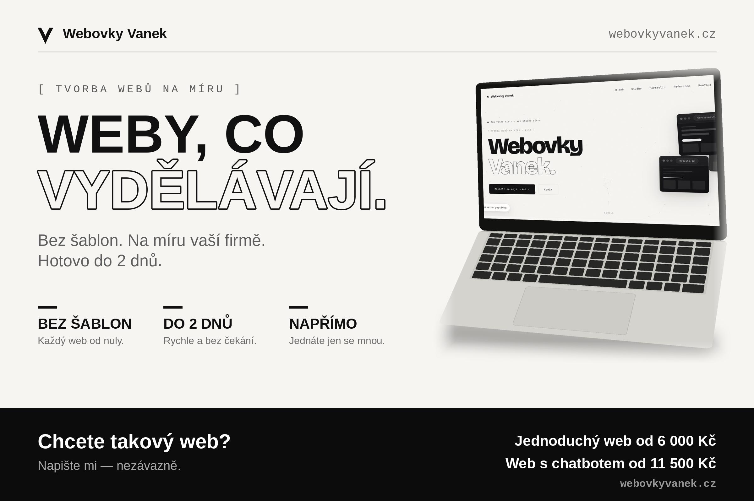 WEBOVKY VÁNEK