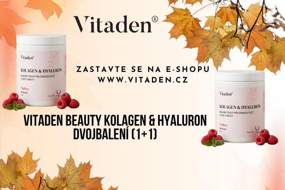 Vitaden® Beauty Kolagen & Hyaluron – Dvojbalení