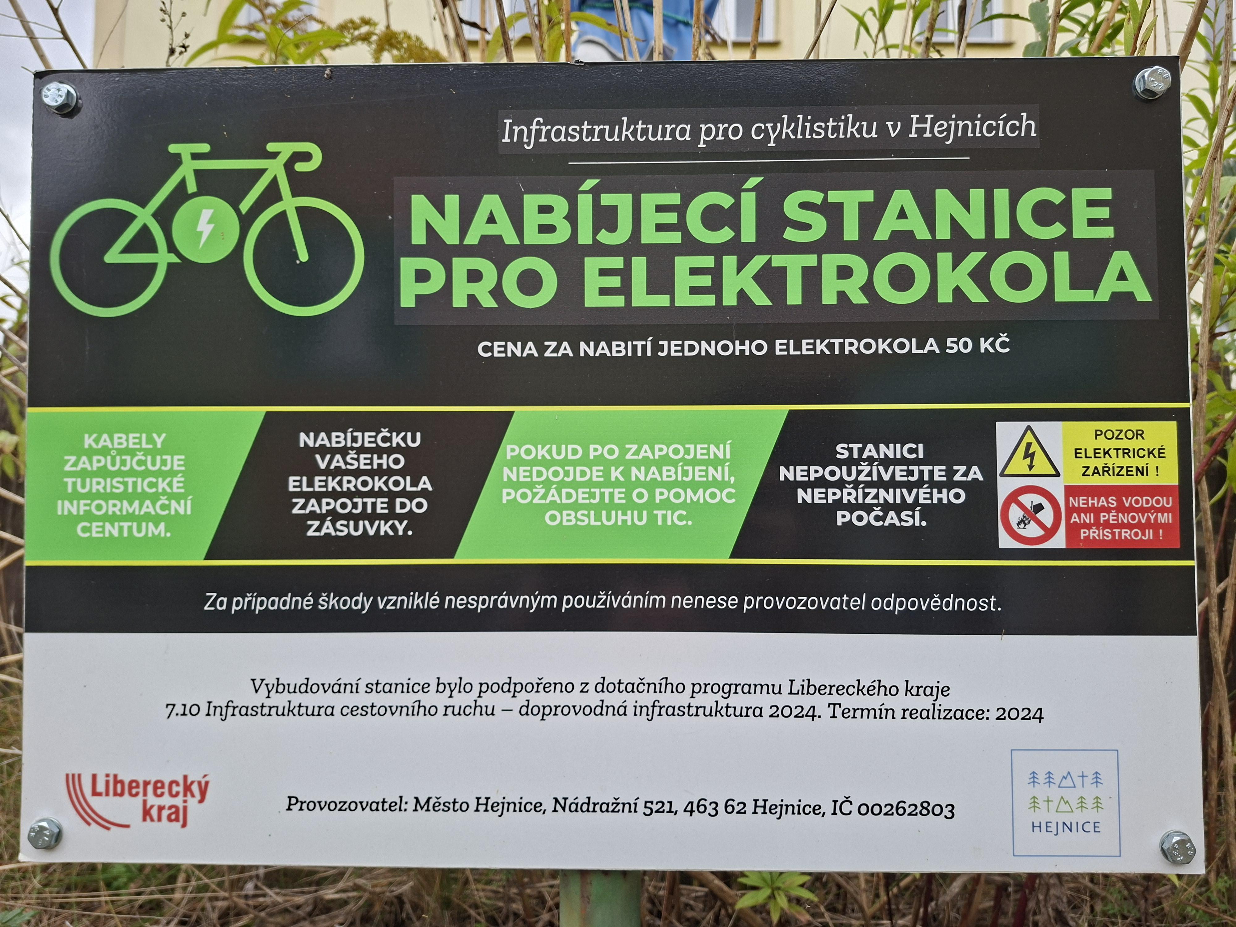Nabíjecí stanice TIC Hejnice foto 5