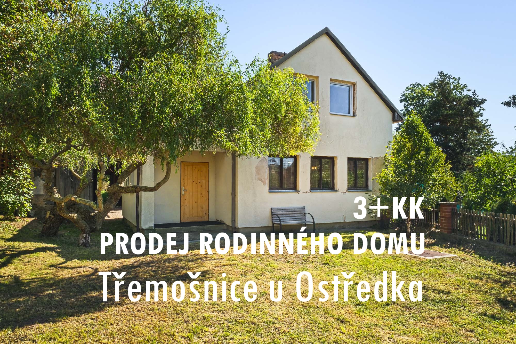 prodej rodinného domu 3+kk se stodolou