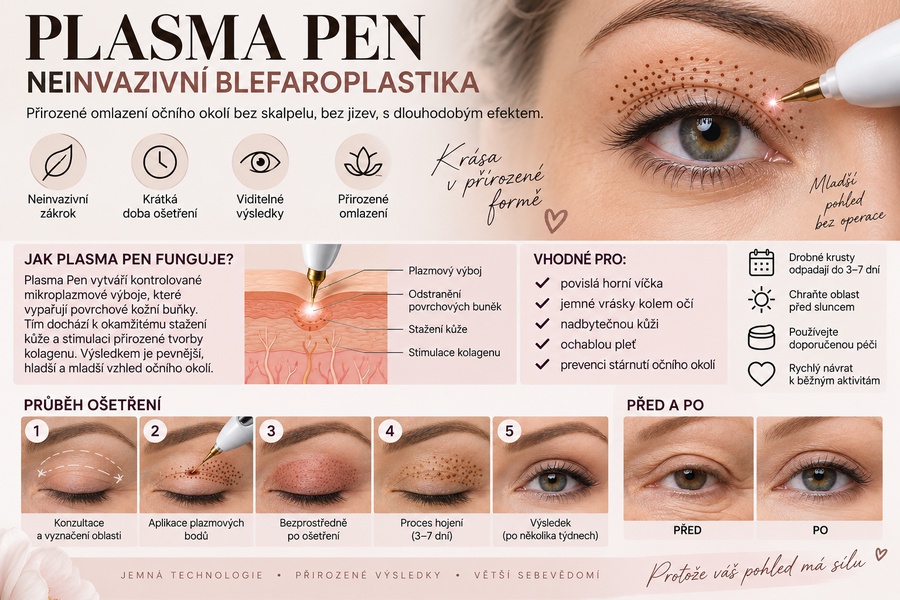 Neinvazivní Blefaroplastika