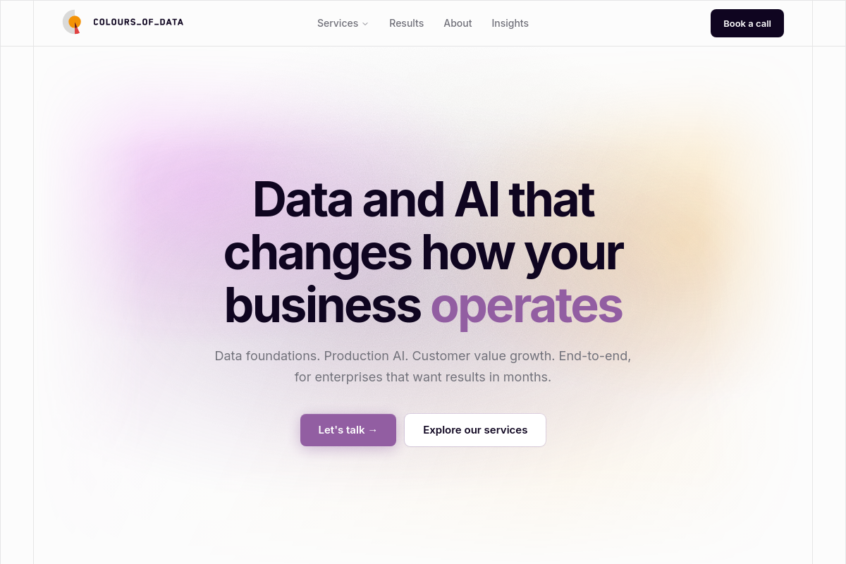 Colours of Data