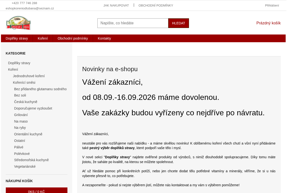 Koření od Lubana