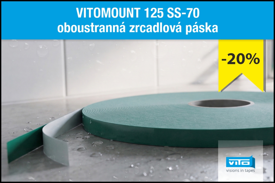 Oboustranná zrcadlová páska v akční ceně