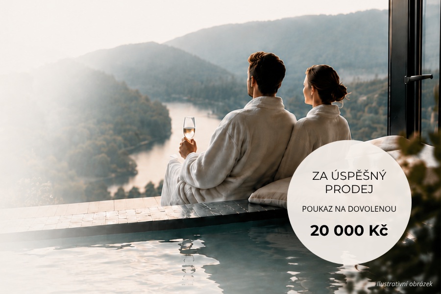 Získejte poukaz na dovolenou za prodej nemovitosti