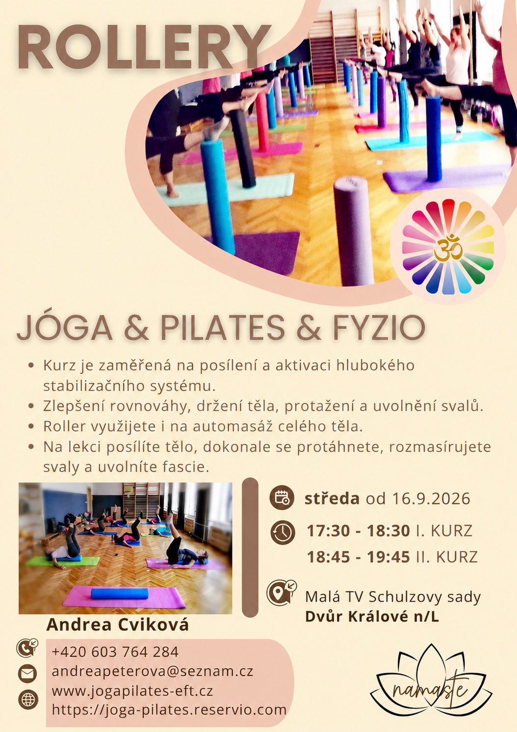 Jóga & Pilates & EFT & Regrese Andrea Cviková foto 4