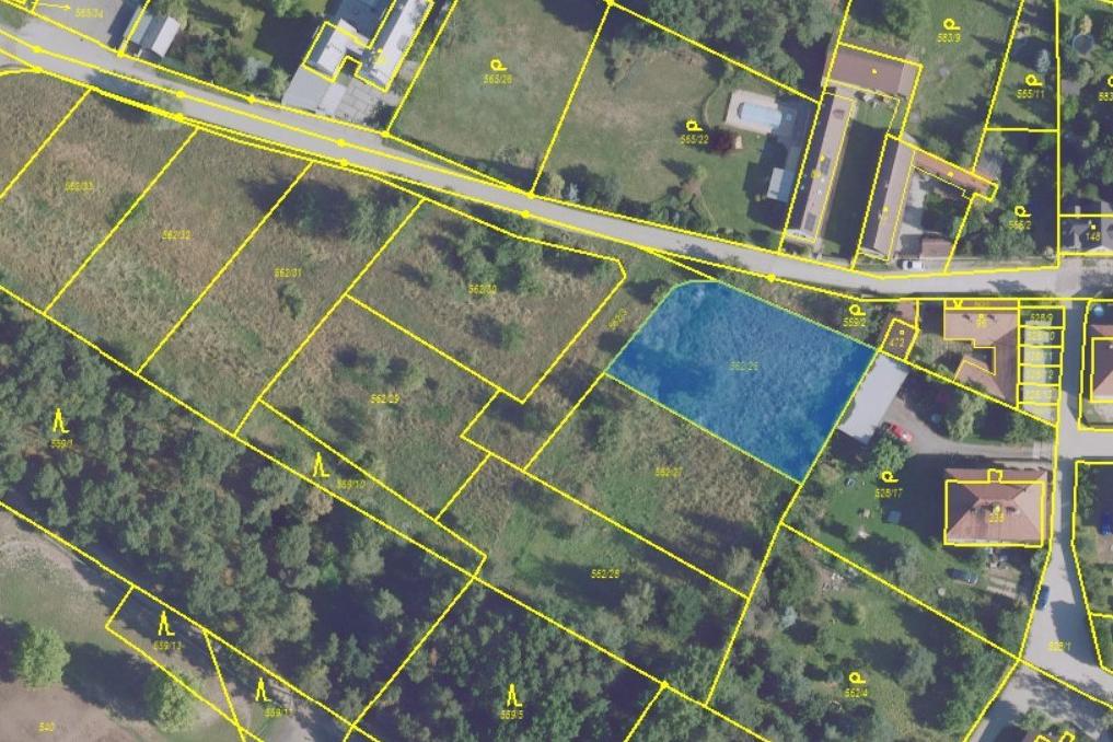 Prodej pozemku 1001m2, Záryby