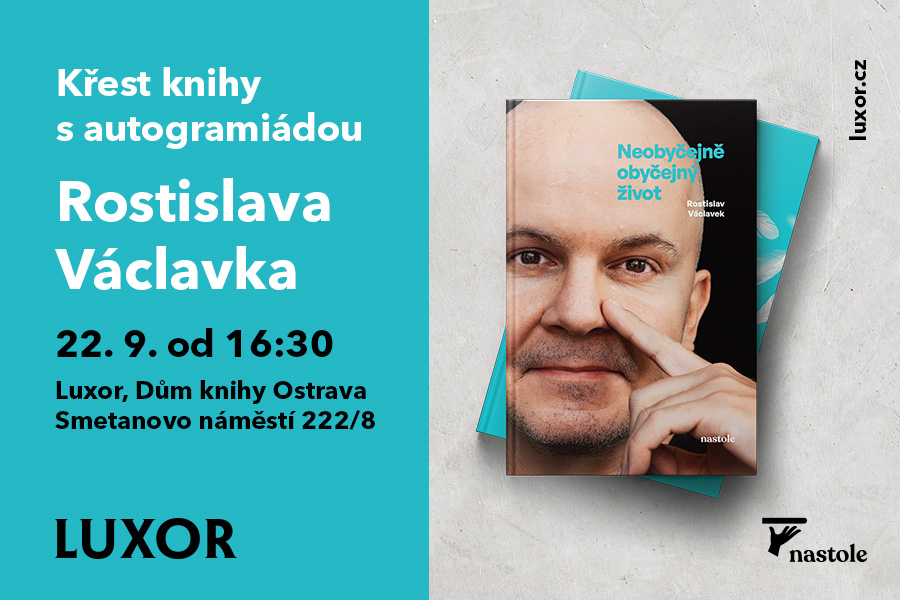 Křest a autogramiáda Rostislava Václavka
