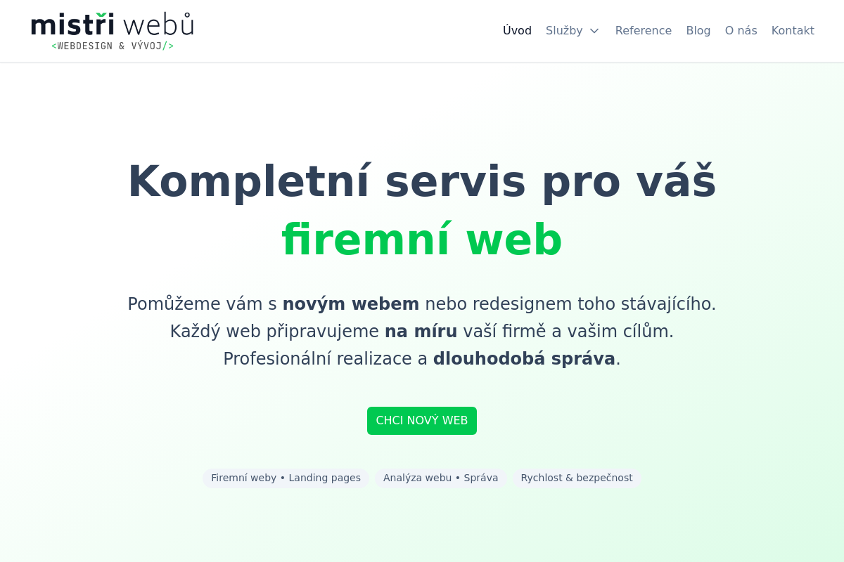 Mistři webů s.r.o.