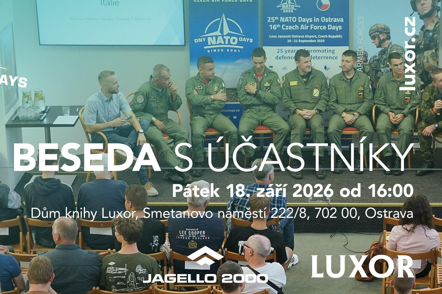 Beseda s účastníky Dny NATO 2026 v Ostravě