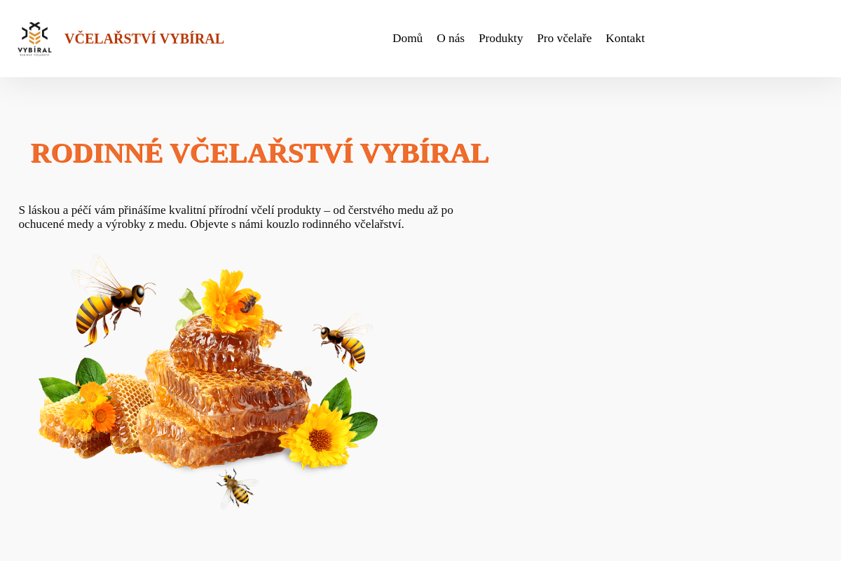 Včelařství Vybíral