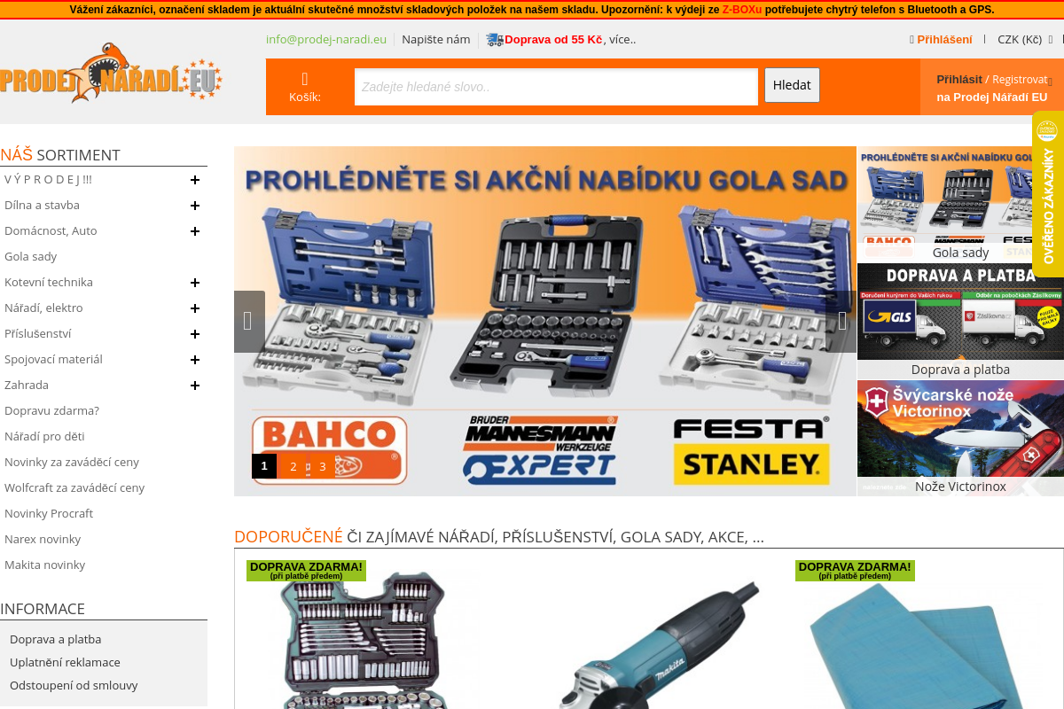Prodej Nářadí.EU - Gola-sada-tona.cz