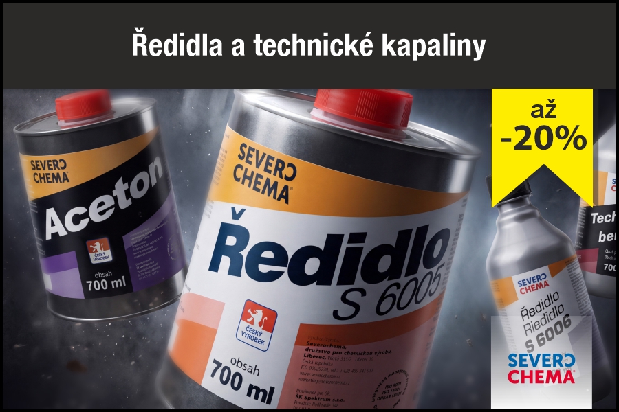 Ředidla a technické kapaliny nyní v akci