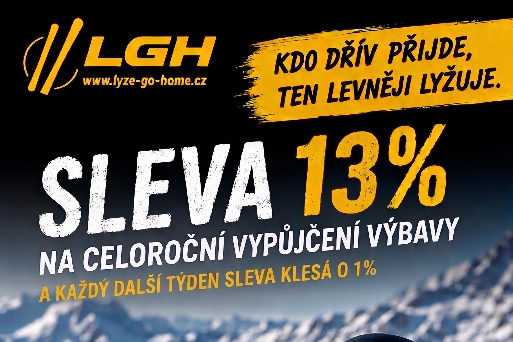 CELOSEZÓNNÍ PŮJČOVNA -13 %