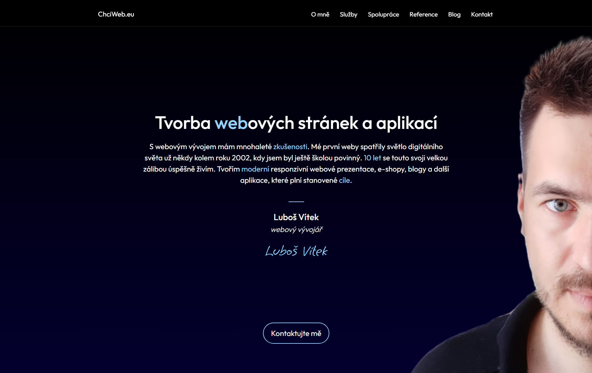 Ing. Luboš Vítek - webový vývojář foto 2