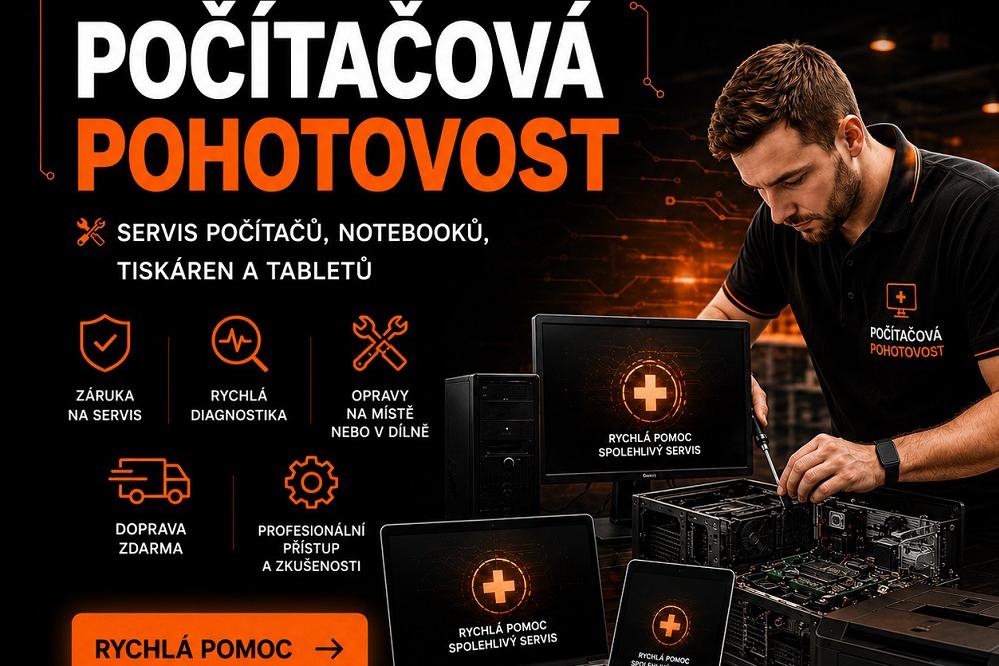 Servis a opravy počítačů (svoz po ČR zdarma)