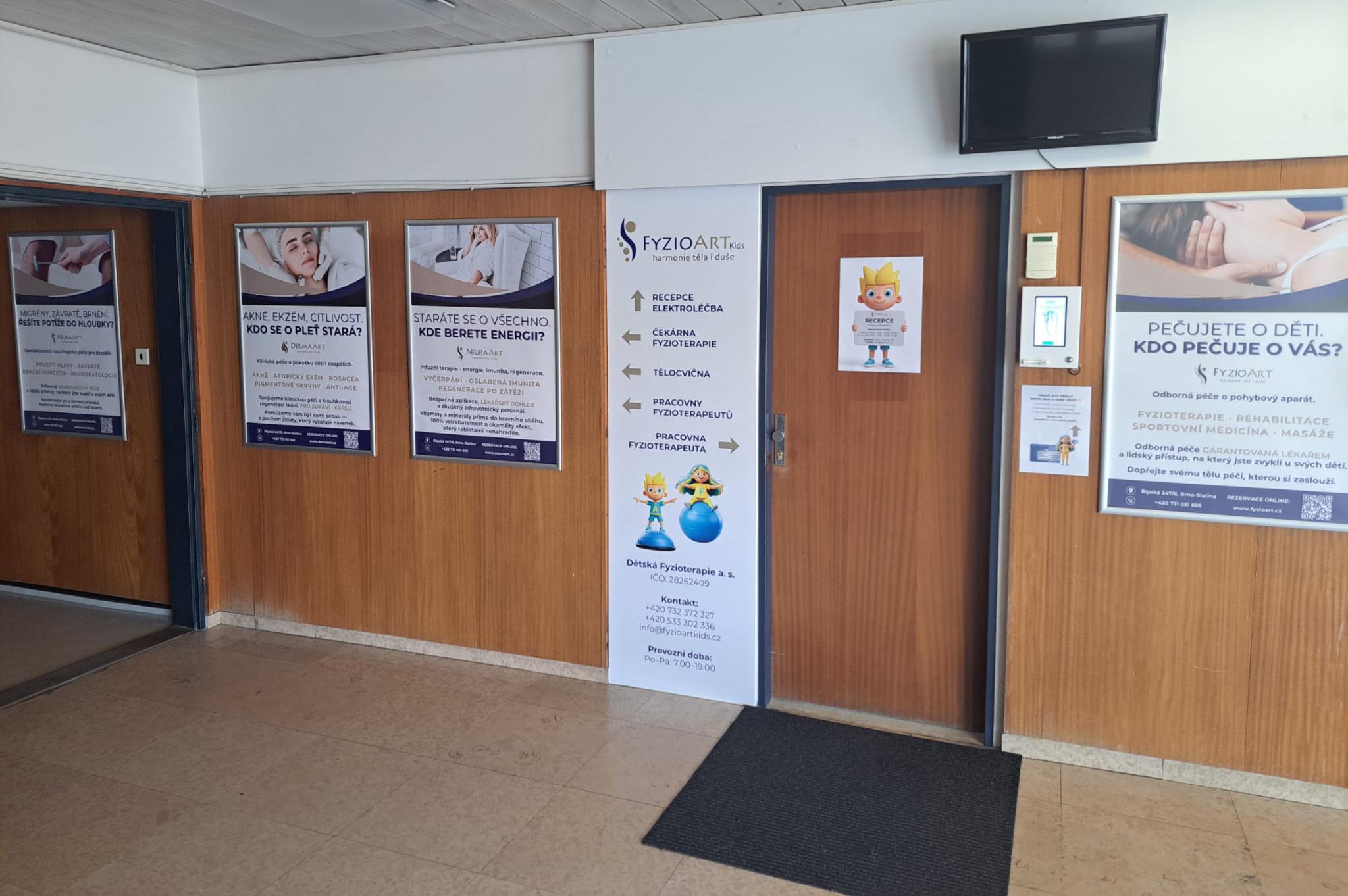 Dětská fyzioterapie FyzioArt Kids, Poliklinika Bílý dům, Brno