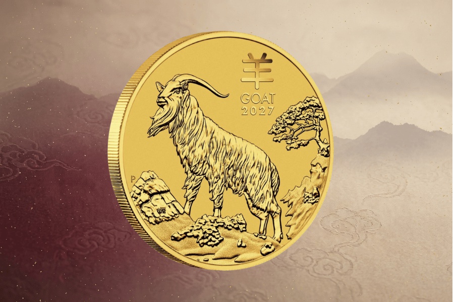 Zlaté mince Rok Kozy 2027 Série Lunar III