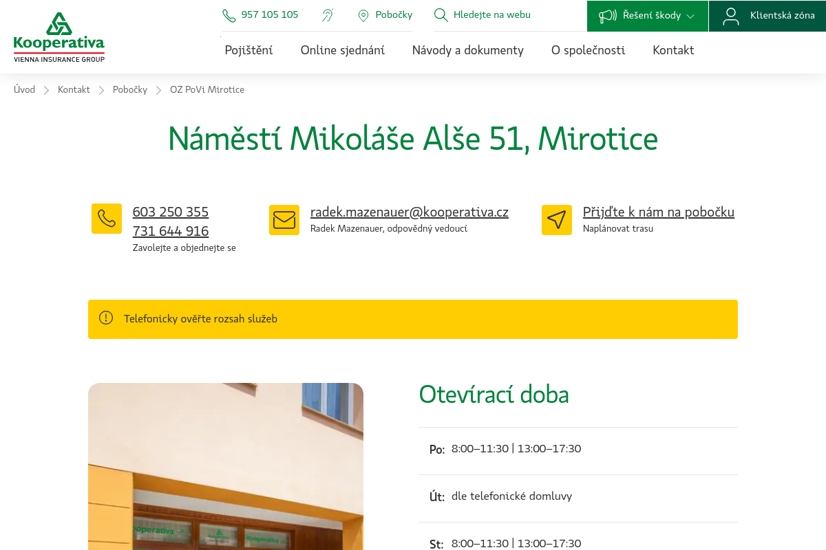 Kooperativa pojišťovna