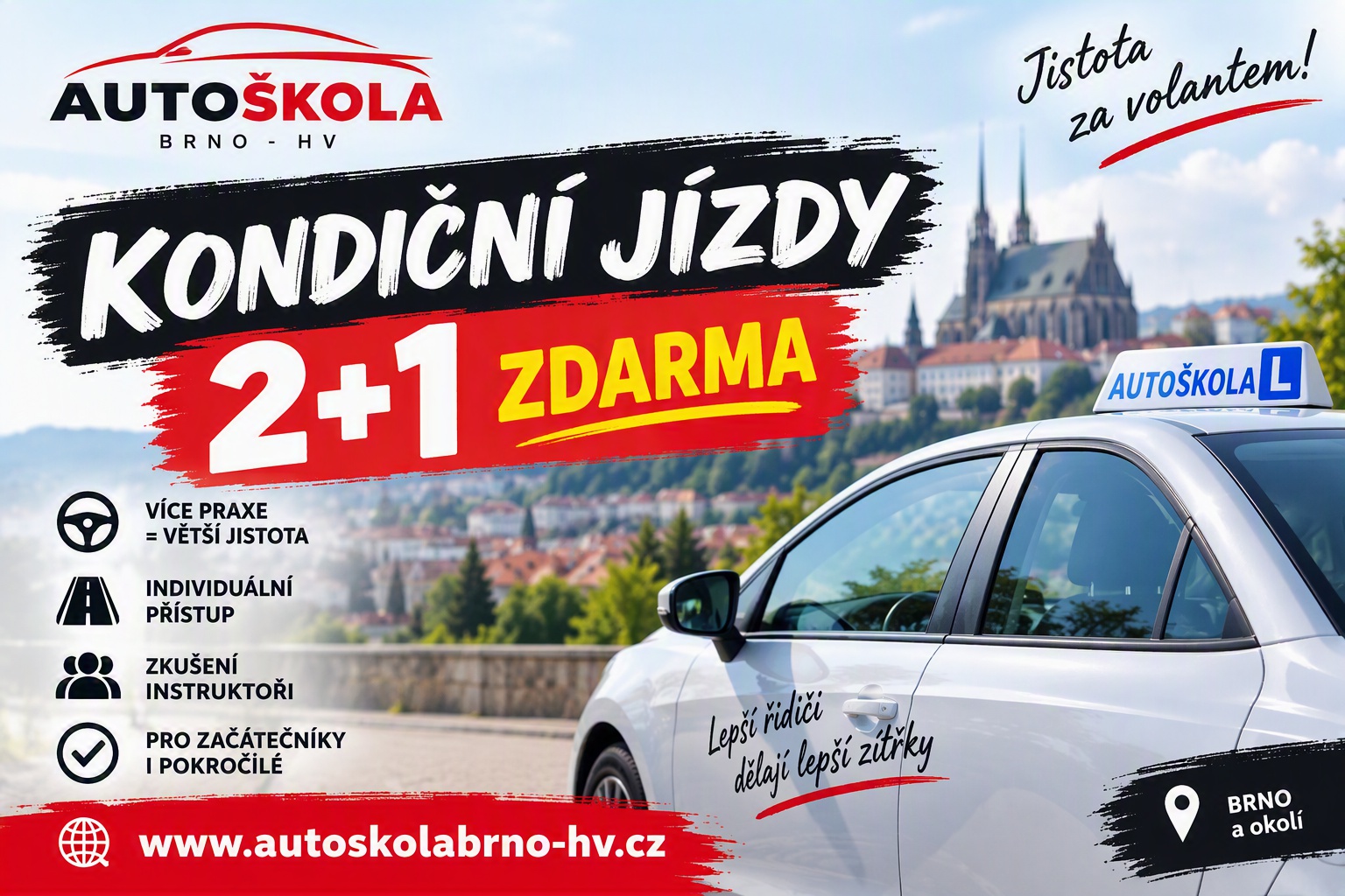 Kup 2 jízdy a třetí máš od nás zdarma!