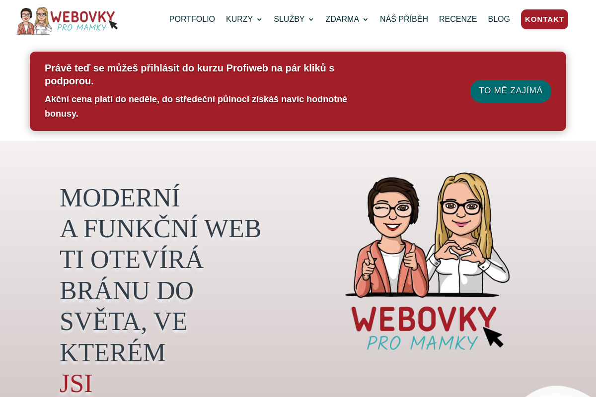Webovky pro mamky