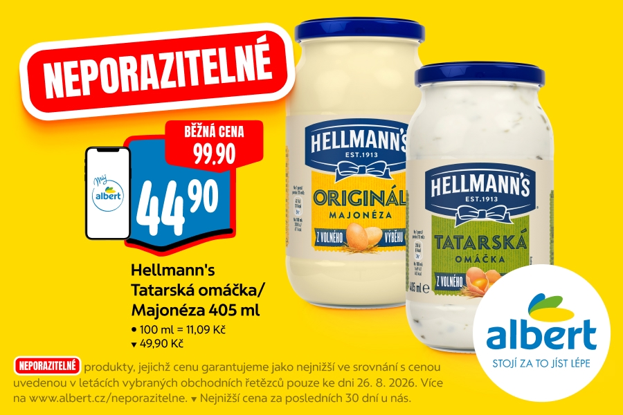 Hellmann's Tatarská omáčka/Majonéza 405 ml