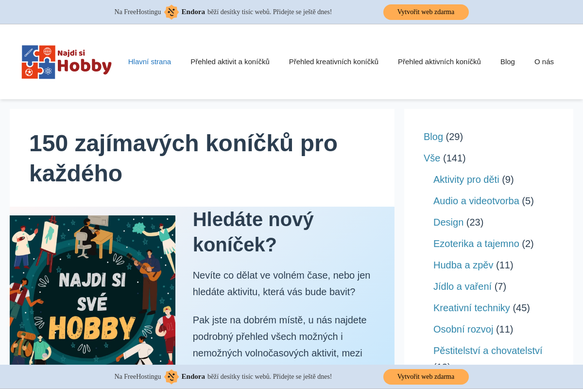 Najdi si hobby