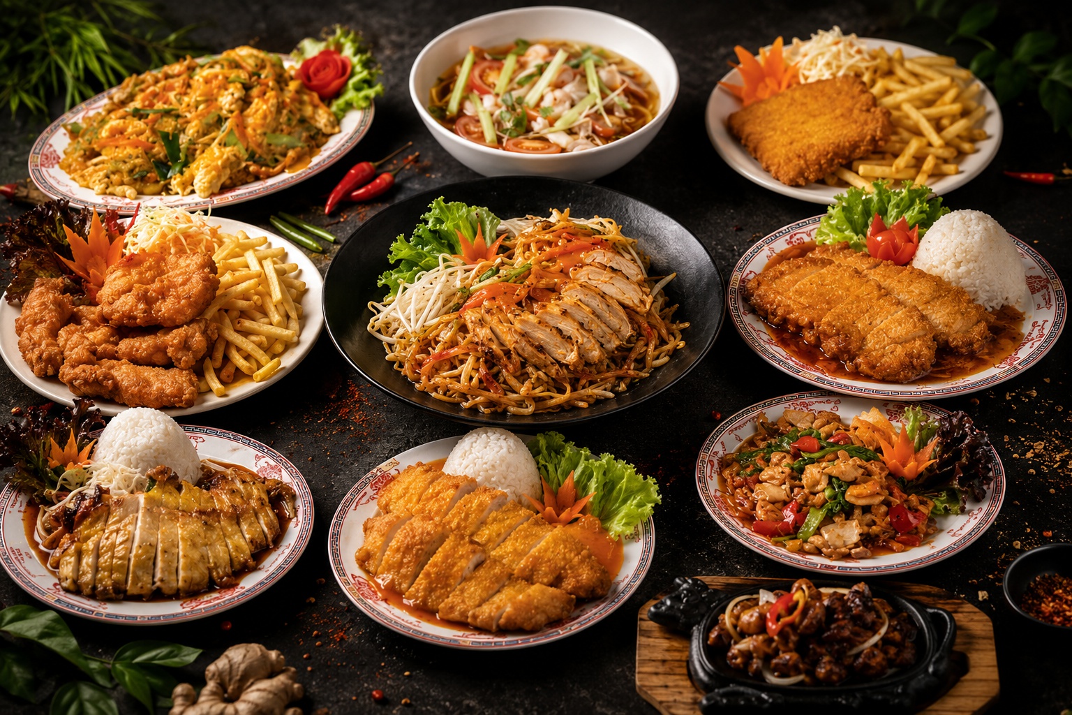 Stálé menu v Sakyo Street