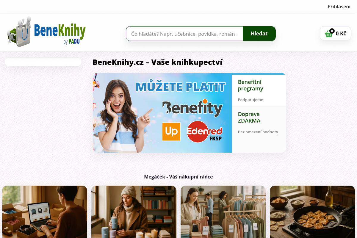 BeneKnihy.cz - knihkupectví