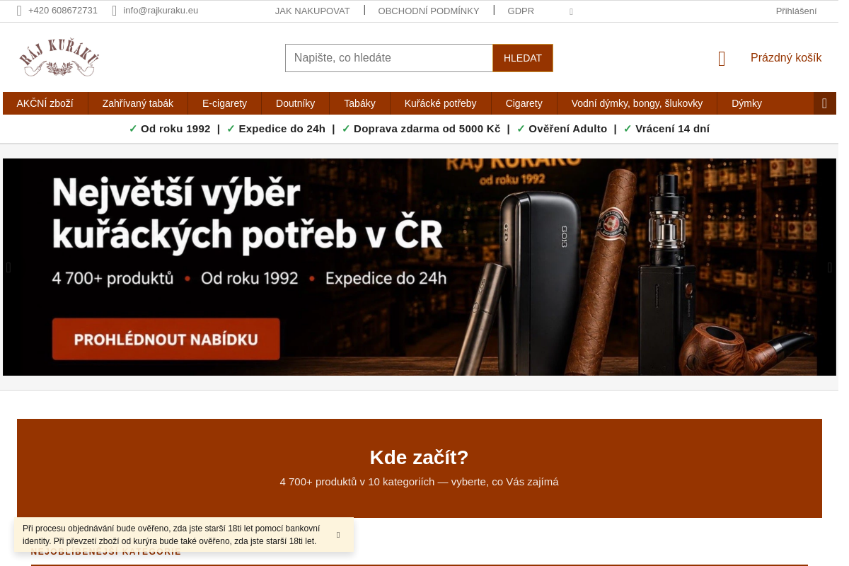 Ráj kuřáků