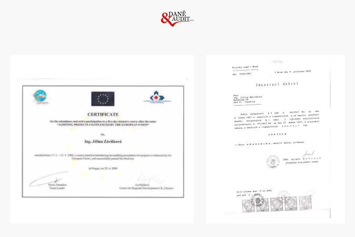 Audit, daně a účetnictví pro firmy