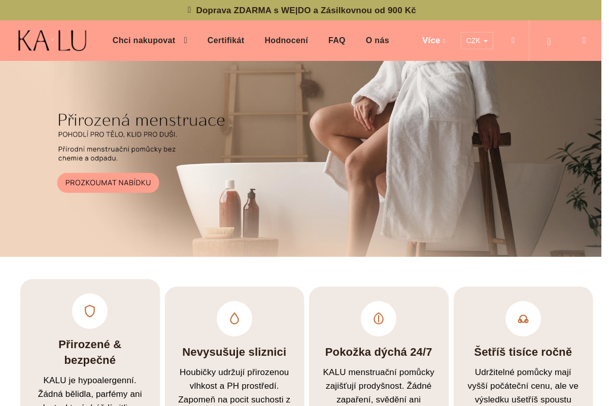 KALU | menstruace přirozeně