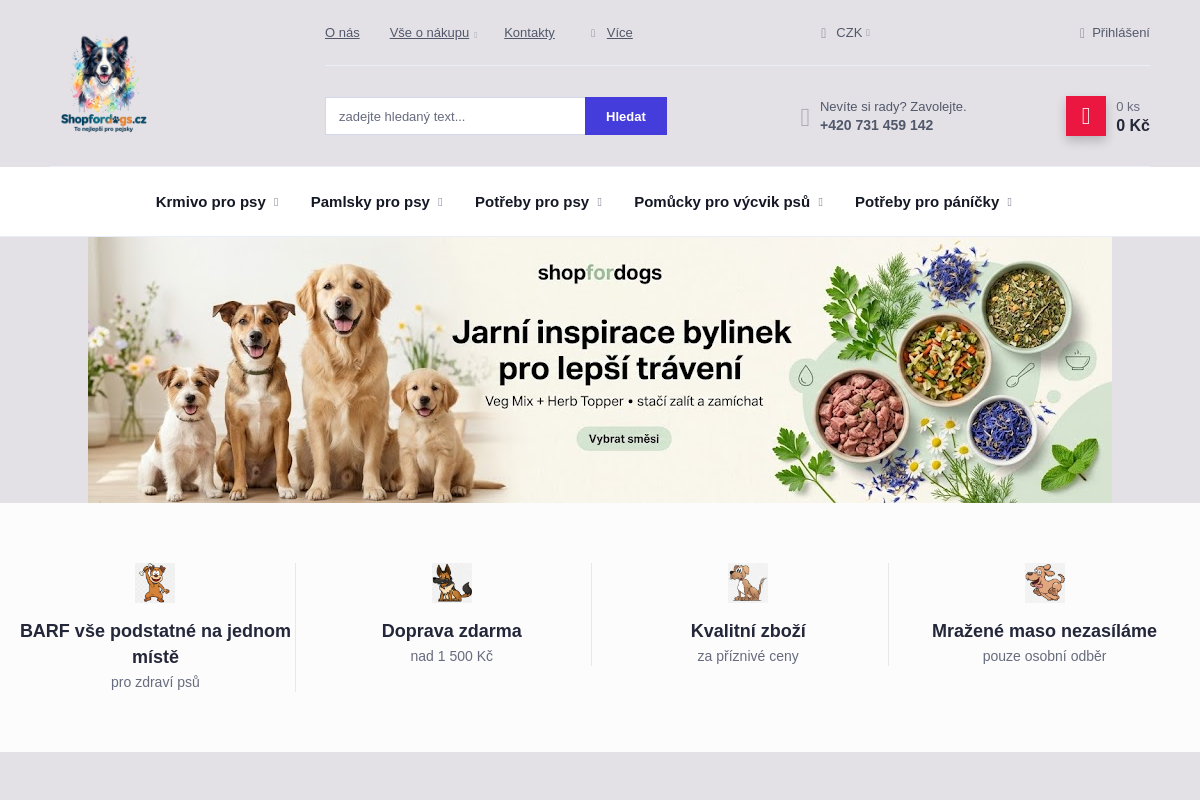 Shopfordogs.cz