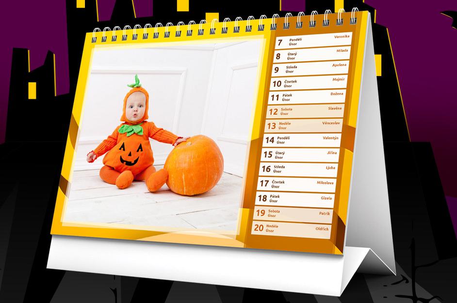 Halloweenská akce na fotokalendáře