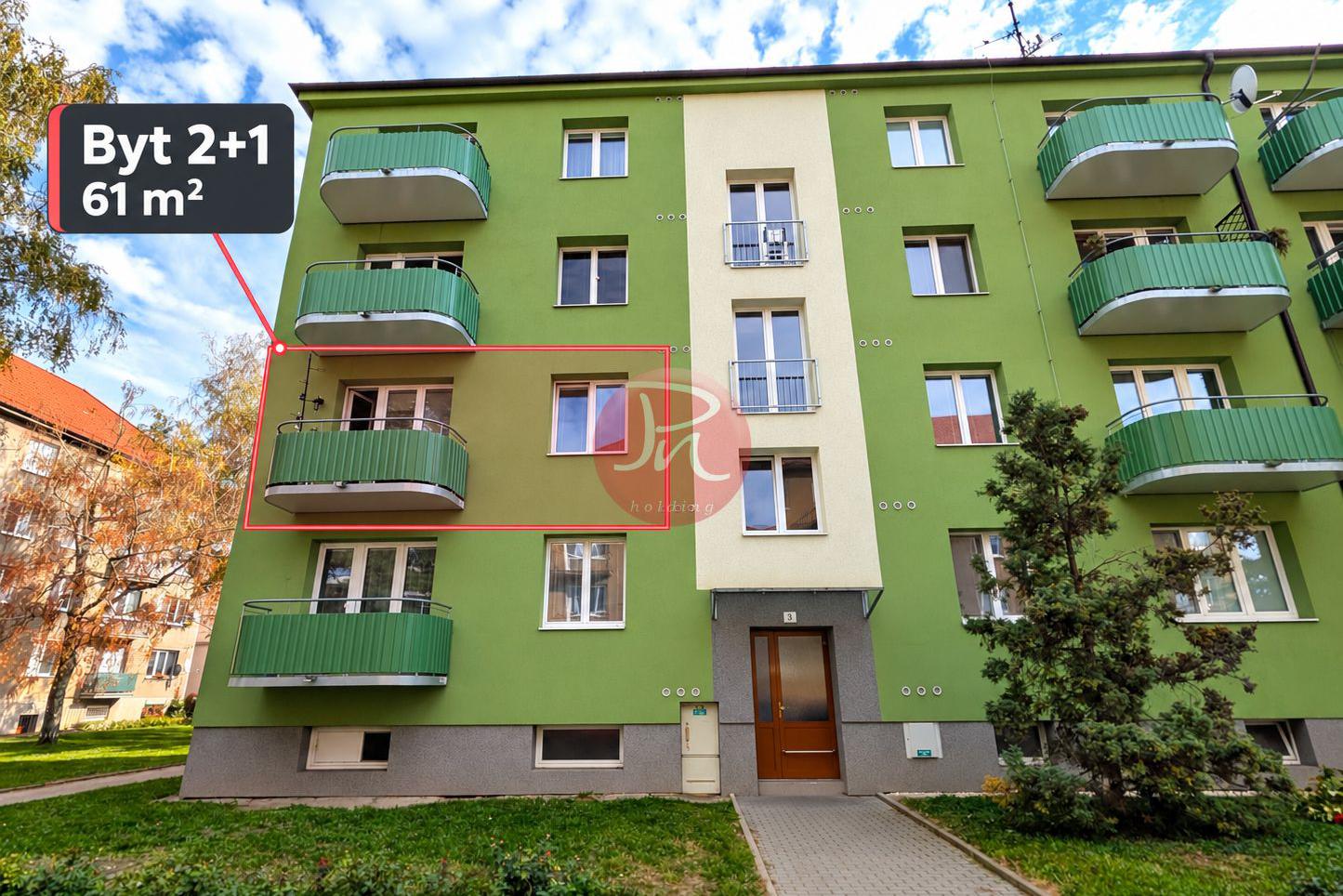 Investiční byt 2+1 v osobním vlastnictví + balkón