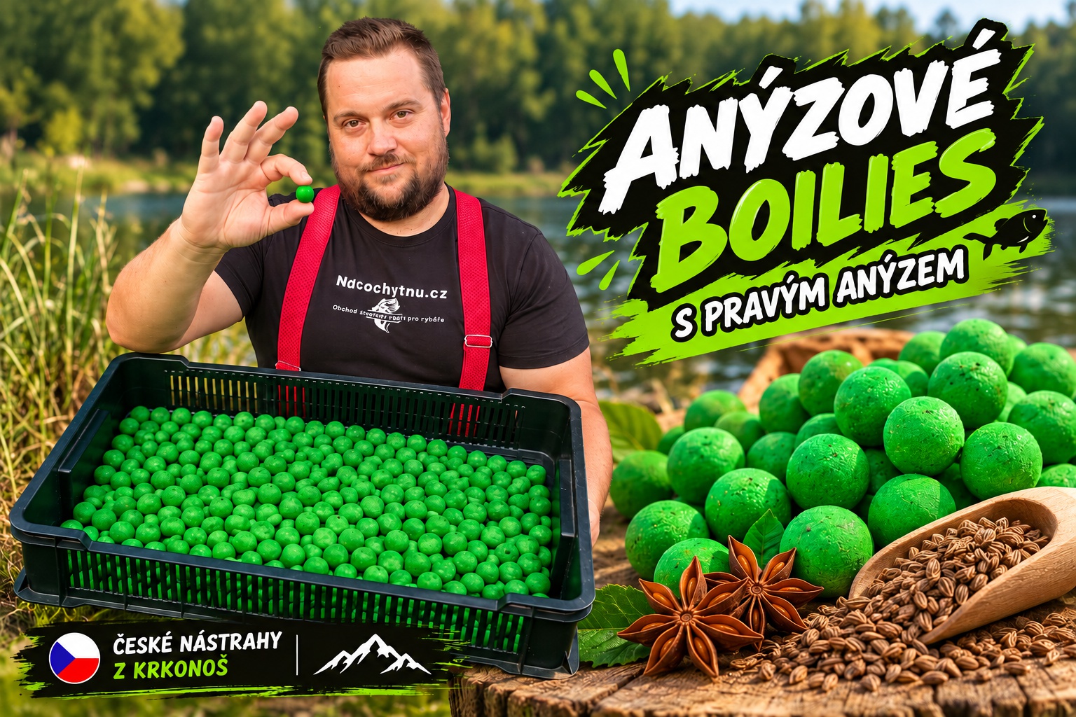 Anýzové boilies ROOL s pravým anýzem!