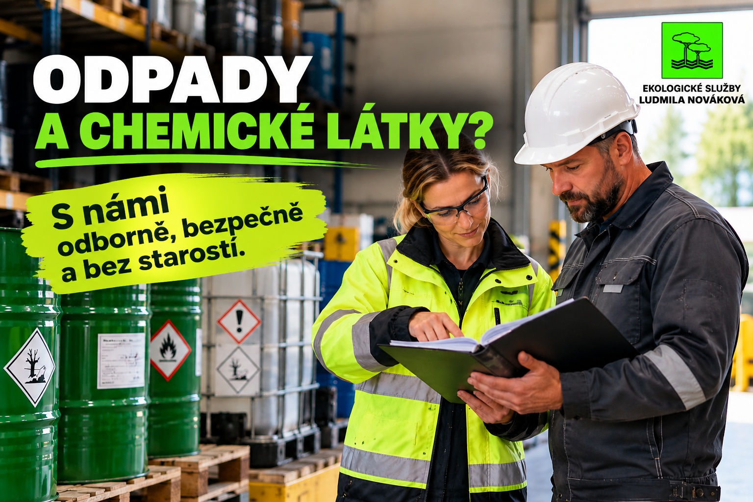 Odpady a chemické látky bez starostí