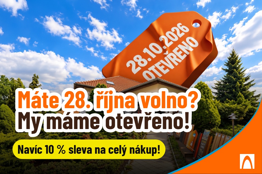 Svátek 28. 10.: otevřeno do 11:30 a sleva 10 %