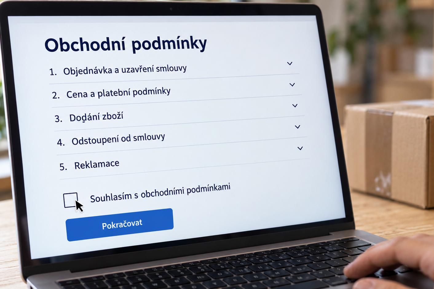 Obchodní podmínky pro e-shop