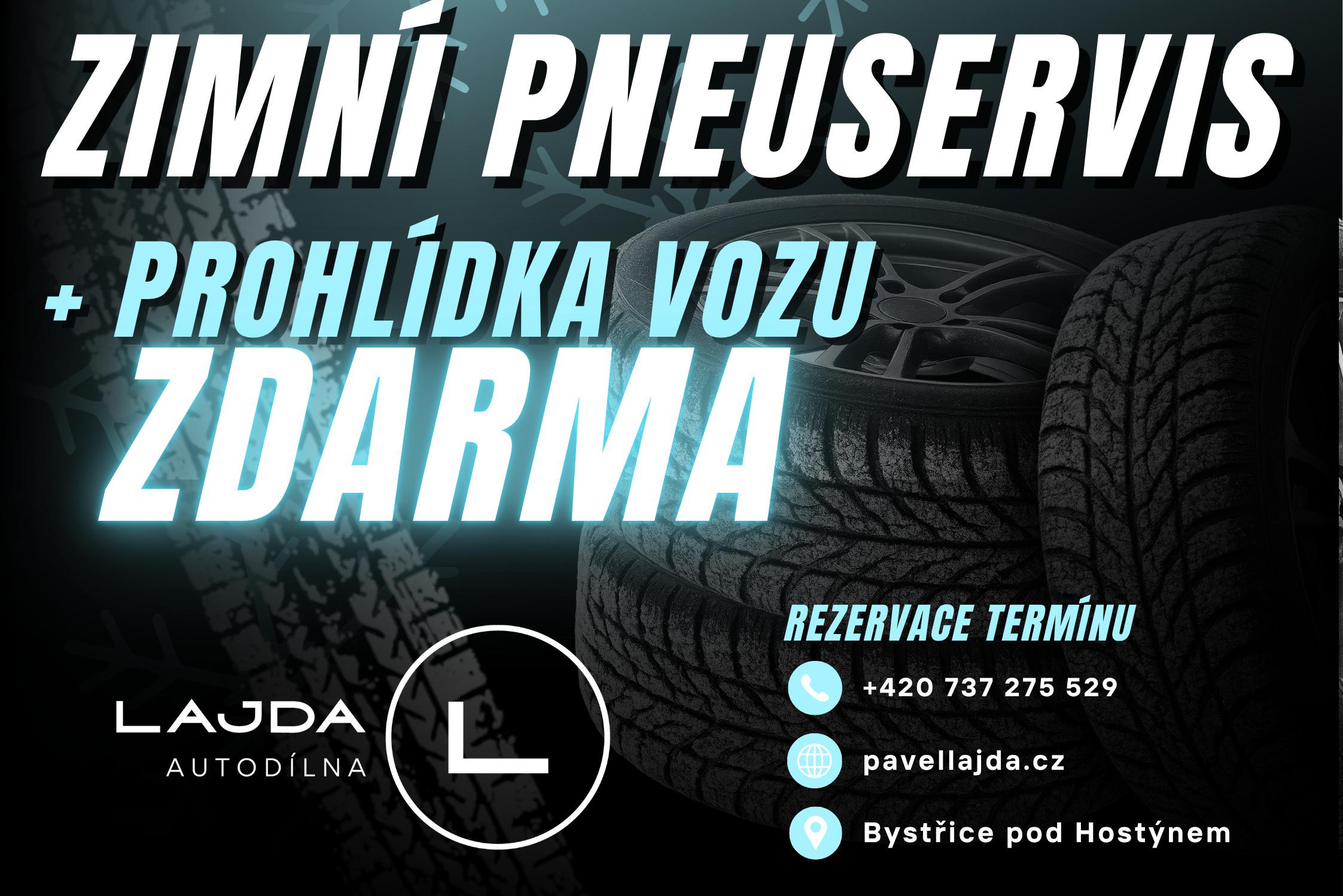 Zimní přezutí a k tomu prohlídka vozu ZDARMA!