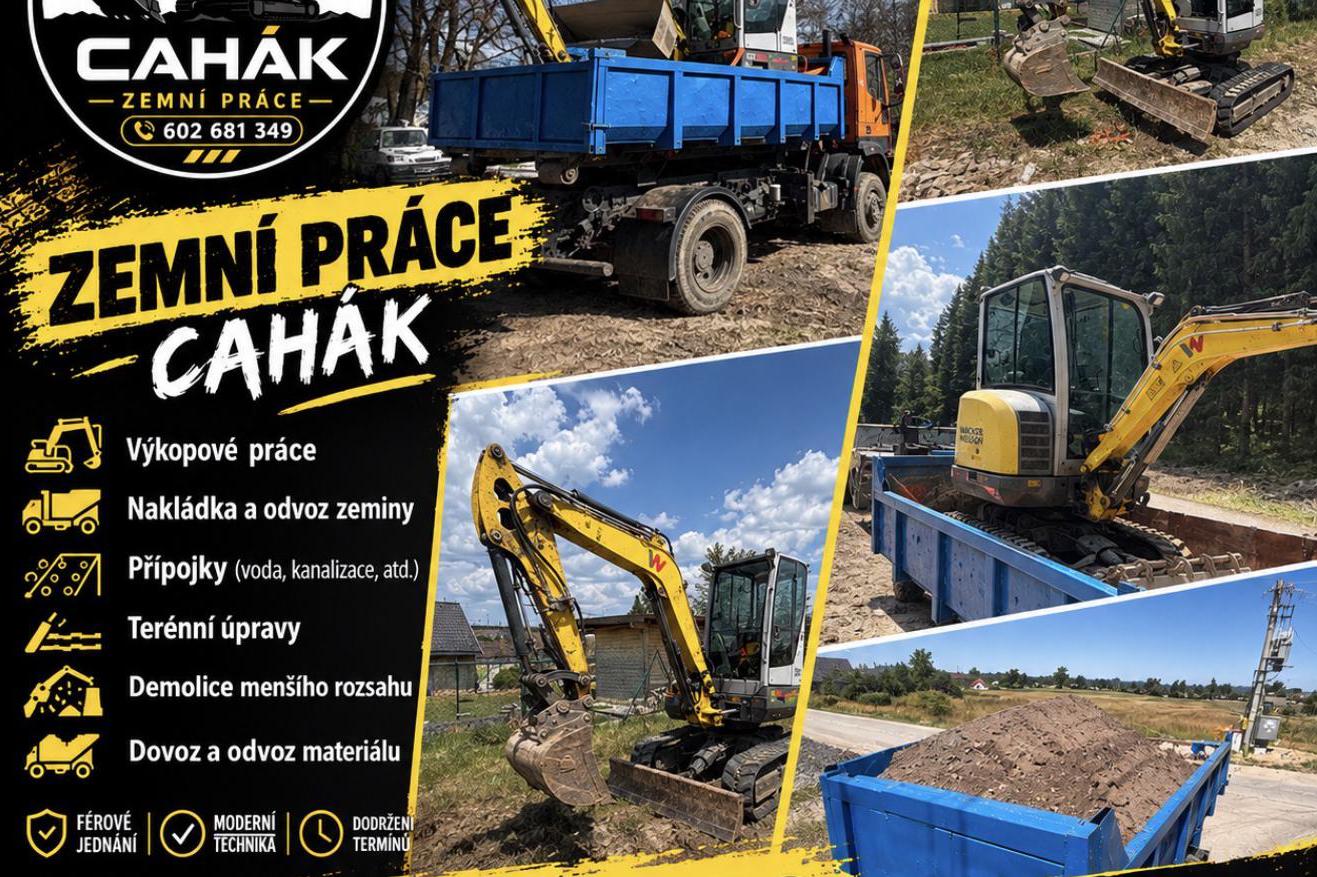 ZEMNÍ PRÁCE CAHÁK