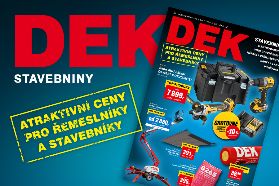 Stavařský magazín DEK plný super tipů