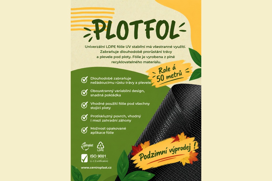 Plotfol á 50m