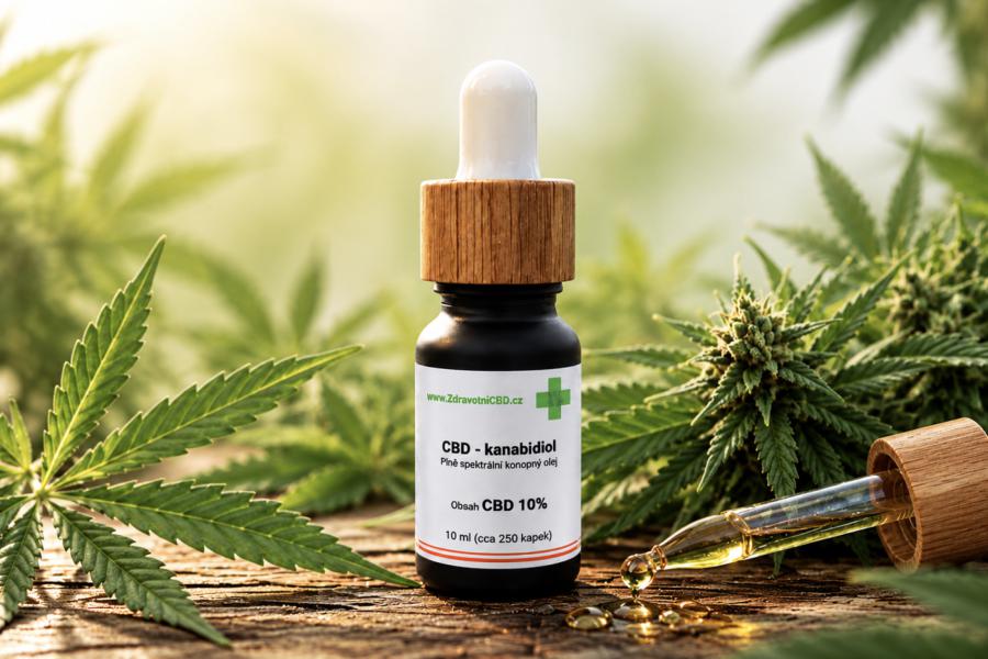 CBD konopný olej při neklidu a bolesti