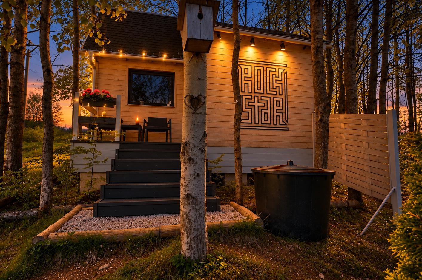 Privátní wellness domek RockStar
