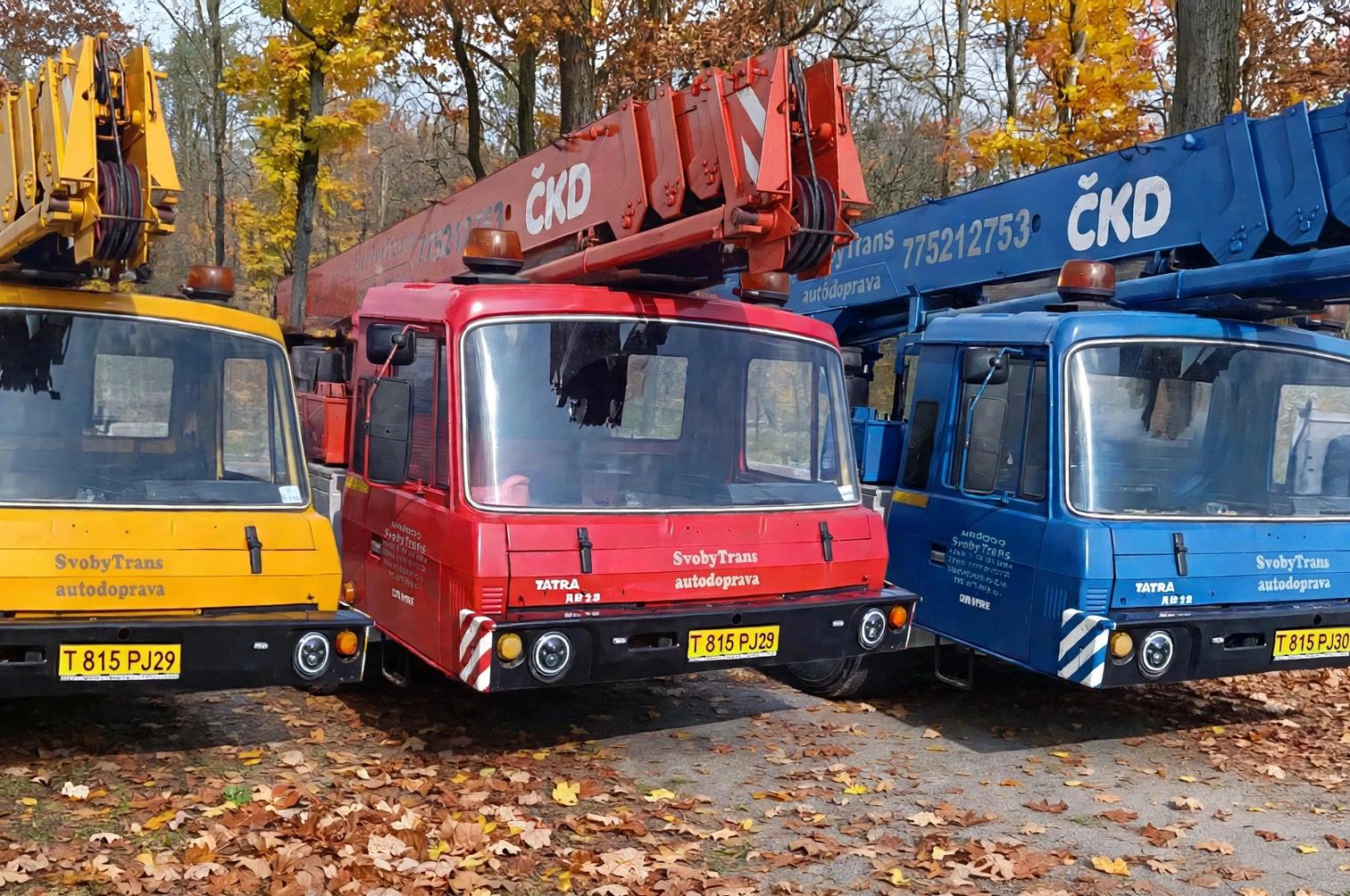 Autojeřáby Svobytrans autodoprava